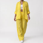 Solavia - Relaxed Wide Leg Co Ord Lounge Set 