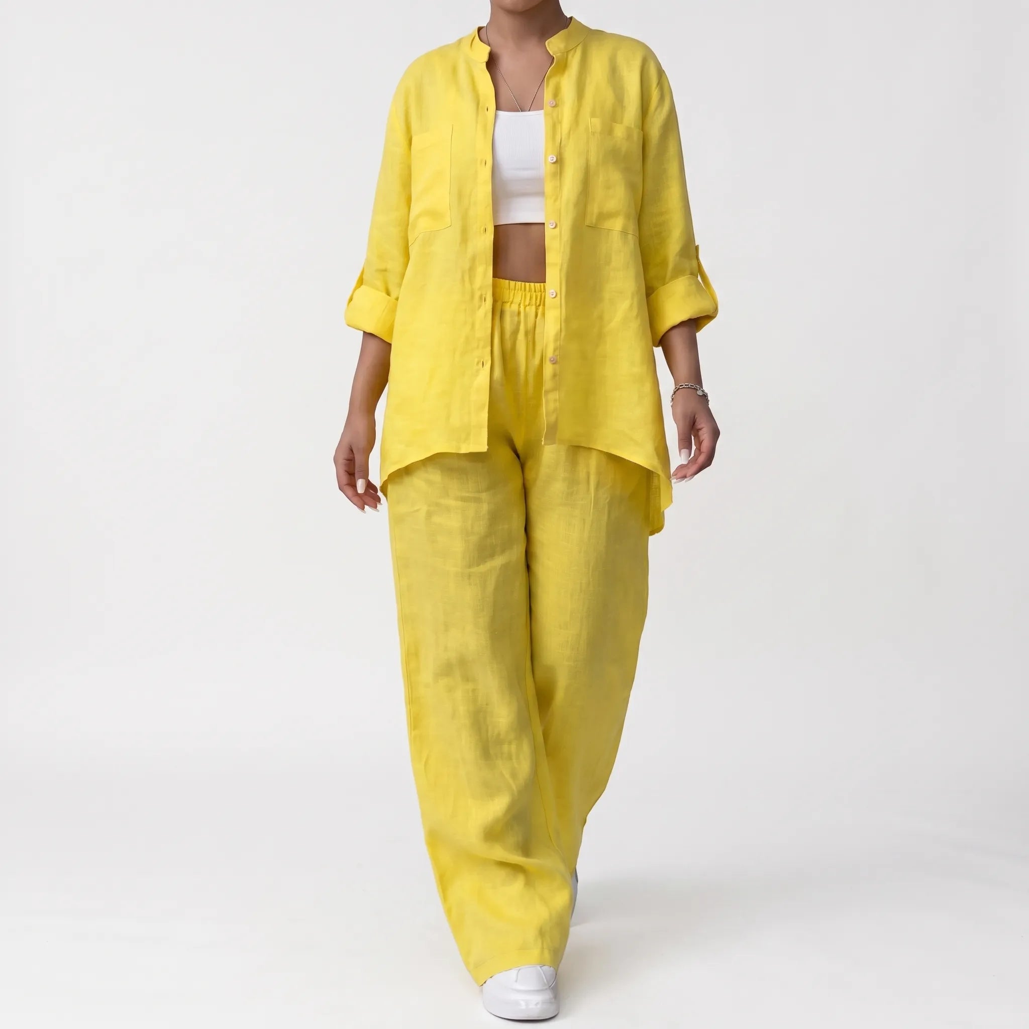 Solavia - Relaxed Wide Leg Co Ord Lounge Set 