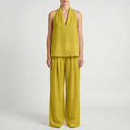 Valora - Relaxed Wide-Leg Holiday Co Ord Set 