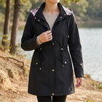 Vellanora - Mid-Length Hooded Jacket  Vellanora