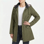 Vellanora - Mid-Length Hooded Jacket  Vellanora