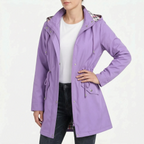Vellanora - Mid-Length Hooded Jacket  Vellanora