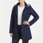 Vellanora - Mid-Length Hooded Jacket  Vellanora