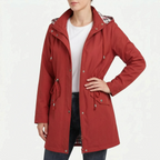 Vellanora - Mid-Length Hooded Jacket  Vellanora