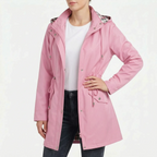 Vellanora - Mid-Length Hooded Jacket  Vellanora