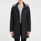 Vellanora - Mid-Length Hooded Jacket  Vellanora
