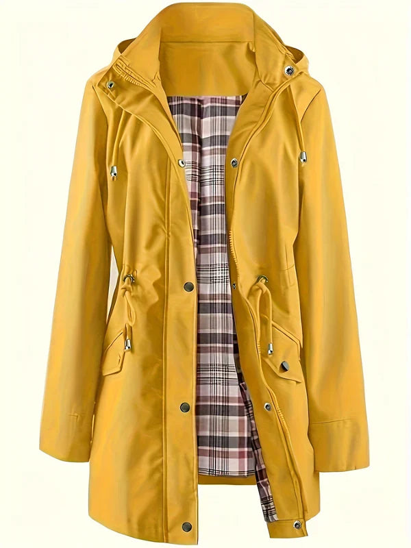 Vellanora - Mid-Length Hooded Jacket  Vellanora