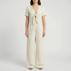Vellura - Wide-Leg Casual Jumpsuit  Vellura