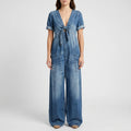Vellura - Wide-Leg Casual Jumpsuit  Vellura
