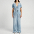 Vellura - Wide-Leg Casual Jumpsuit  Vellura
