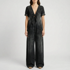 Vellura - Wide-Leg Casual Jumpsuit  Vellura