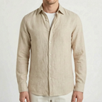 Ventara - Classic Long-Sleeved Casual Shirt 