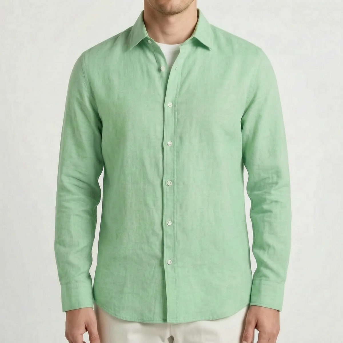 Ventara - Classic Long-Sleeved Casual Shirt 
