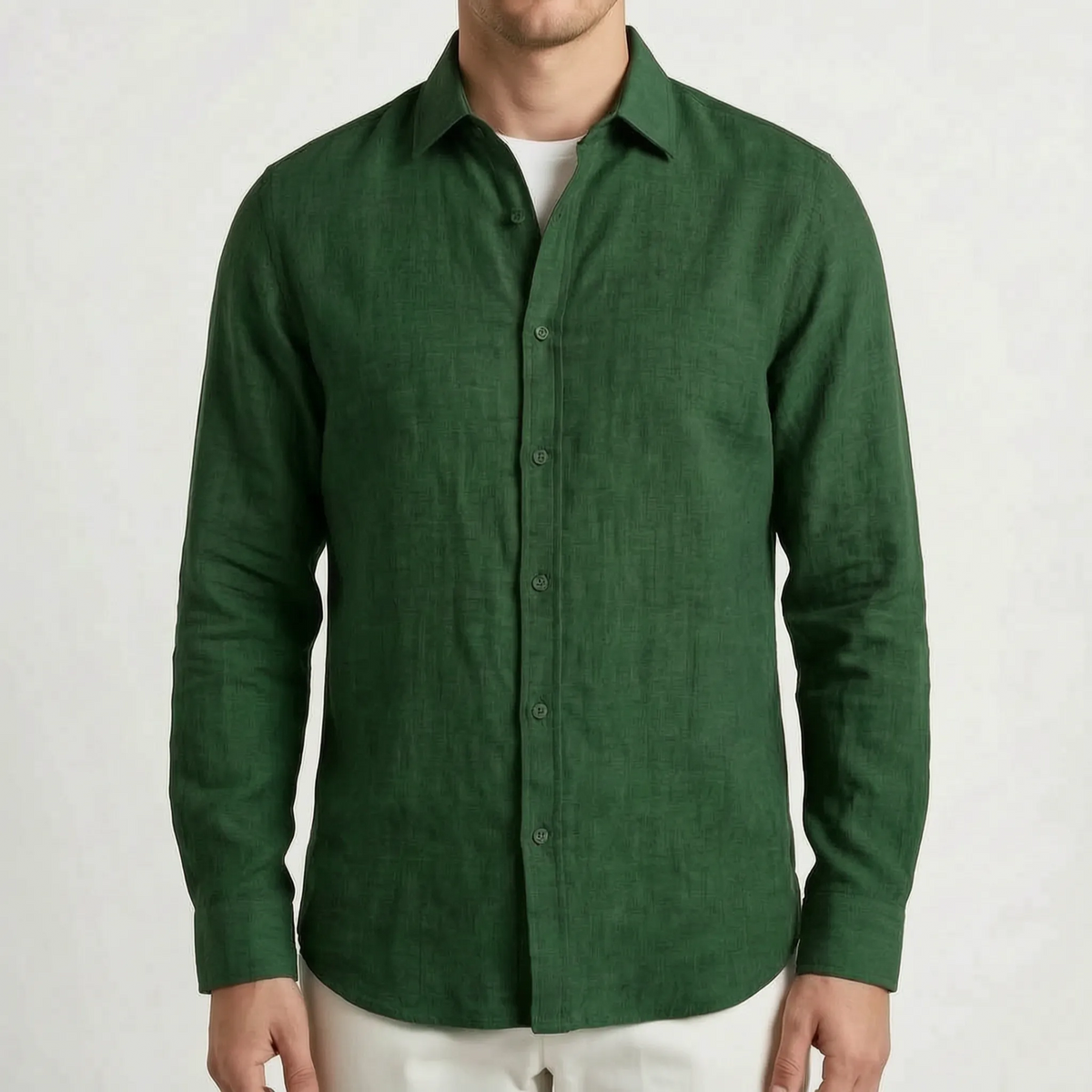 Ventara - Classic Long-Sleeved Casual Shirt 