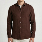 Ventara - Classic Long-Sleeved Casual Shirt 