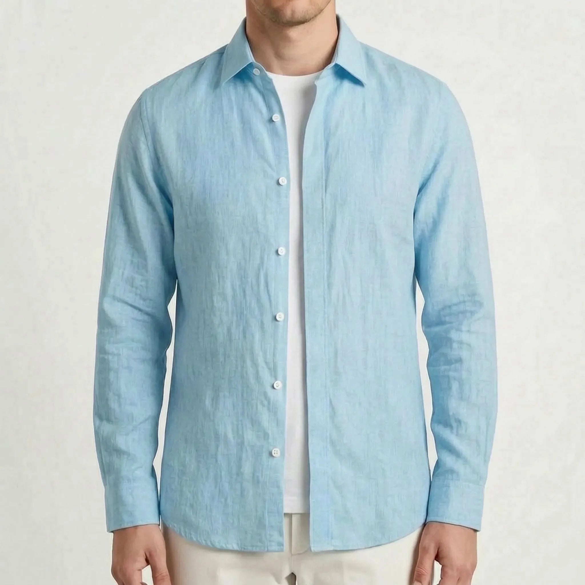 Ventara - Classic Long-Sleeved Casual Shirt 