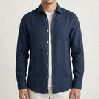 Ventara - Classic Long-Sleeved Casual Shirt 