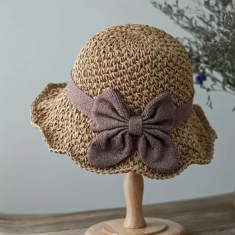 Vientia - Woven Summer Sun Hat  Vientia