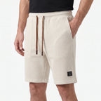 WaffleTide - Textured Waffle-Knit Casual Shorts 