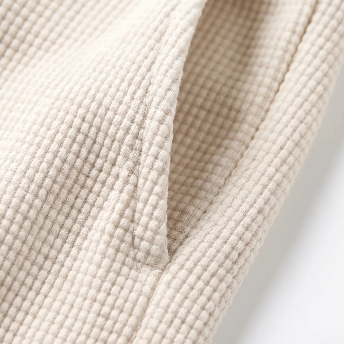 WaffleTide - Textured Waffle-Knit Casual Shorts 
