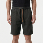WaffleTide - Textured Waffle-Knit Casual Shorts 