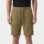 WaffleTide - Textured Waffle-Knit Casual Shorts 