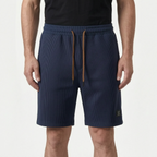 WaffleTide - Textured Waffle-Knit Casual Shorts 
