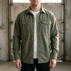 Wardale - Casual Long-Sleeved Overshirt