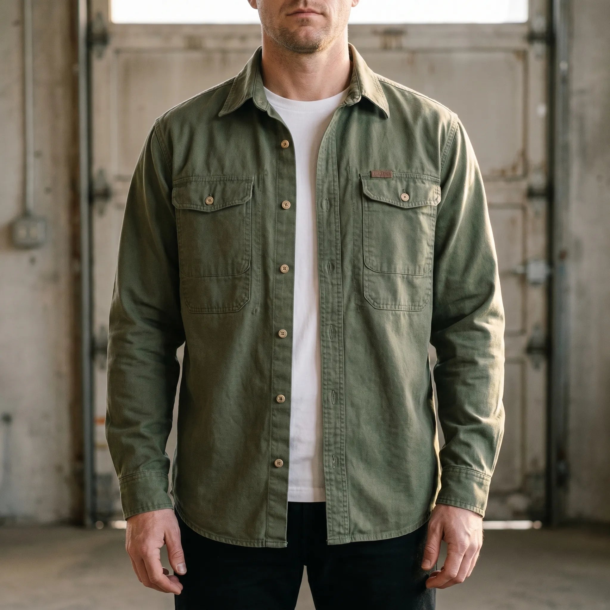 Wardale - Casual Long-Sleeved Overshirt