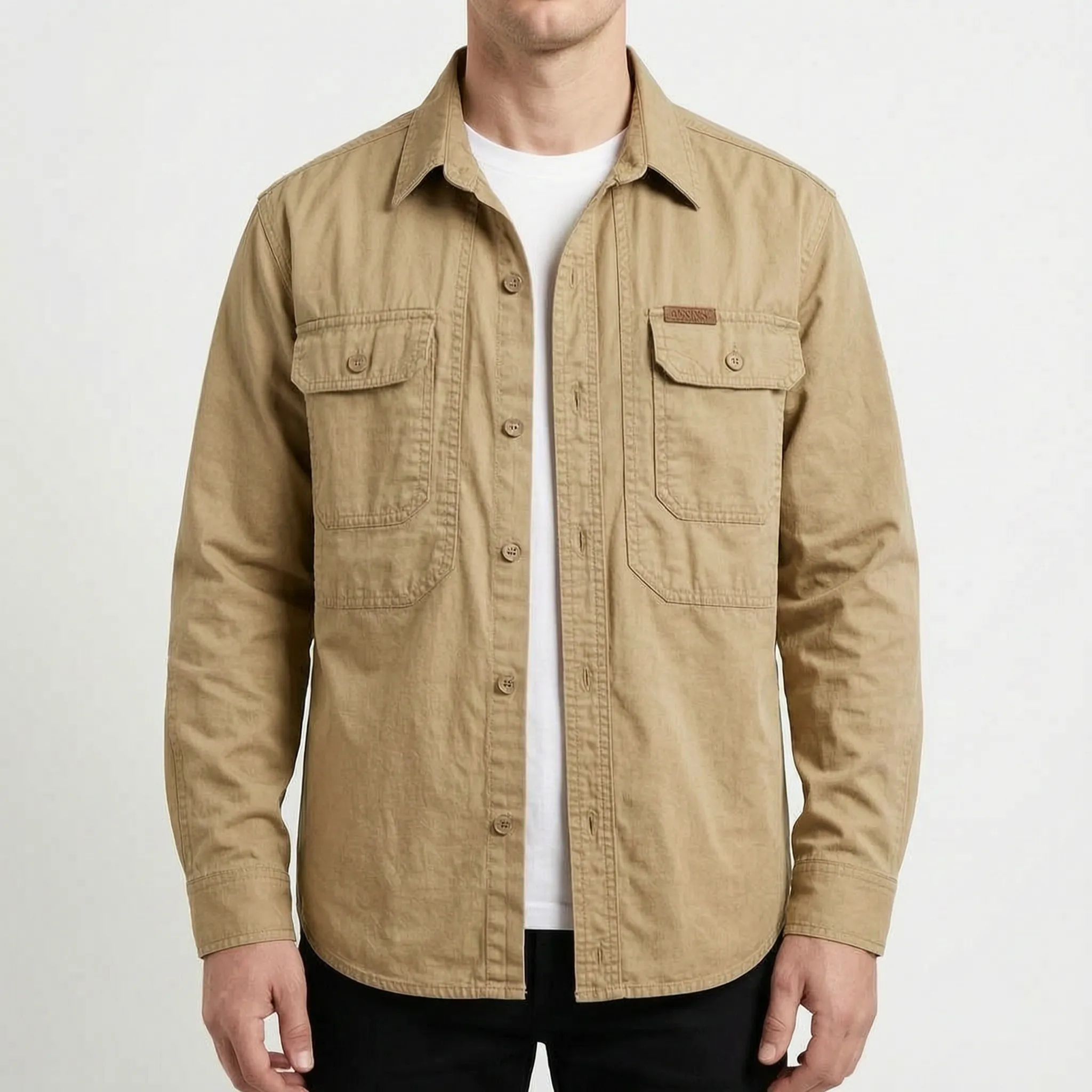 Wardale - Casual Long-Sleeved Overshirt